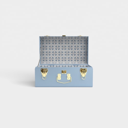 Mini Trunk - Light Blue - Liberty Stitch / No Embroidery