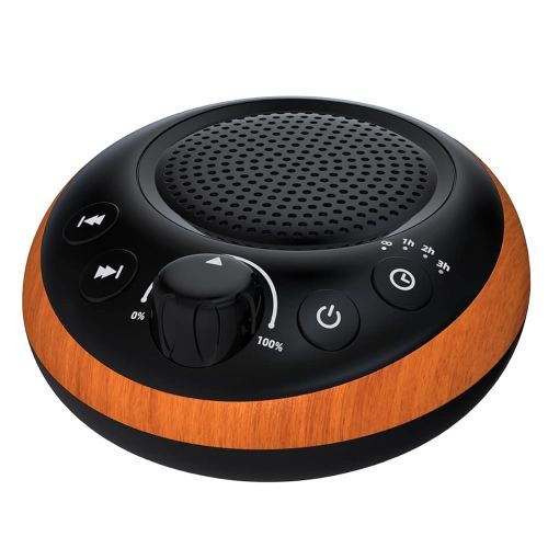 Sound Brown Noise Machine White Noise Machine Nonstop 30 Soothing Sounds Sound Therapy for Baby Kids Adults Sleep Machine 36-Level Vol Auto-Off Timer Memory Function for Home Travel Office