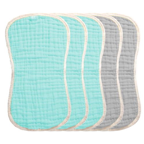 Organic Burp Cloths for Baby Boys and Girls  Ultra Absorbent Burping Cloth, Burp Clothes, Newborn Towel - Milk Spit Up Rags - Burpy Cloth Bib for Unisex, Boy, Girl - Burp Cloths,mixstyle2