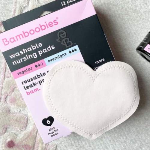 Nursing pads – Bamboobies combo pack (regular + overnight), 4 pairs