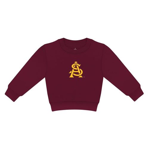 Creative Knitwear College Baby Sweat Shirt Long Sleeve - Embroidered Team Logo, for Boys & Girls (0 Months - 4T)