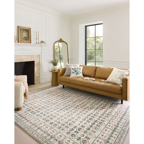 Rifle Paper Co. x Loloi Eden feat. CloudPile TM Lattice EDE-03 Floral Area Rugs | Rugs Direct