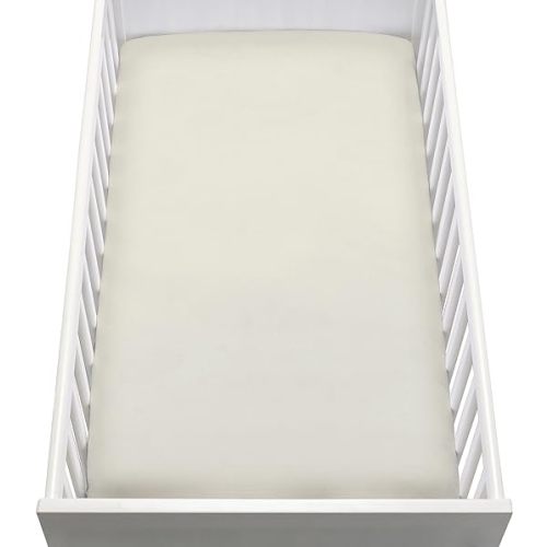 Newton Baby Organic Fitted Crib Sheets (2-Pack) - 100% Breathable and Ultra-Soft, 100% Organic Muslin Cotton, Oatmeal, Fits All Standard Cribs