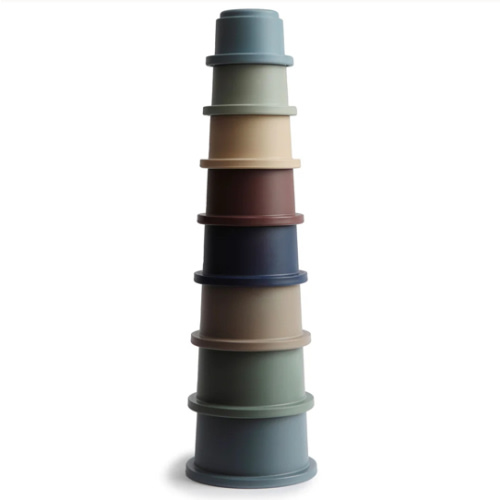 Mushie Stacking Cups Toy – Babyletto