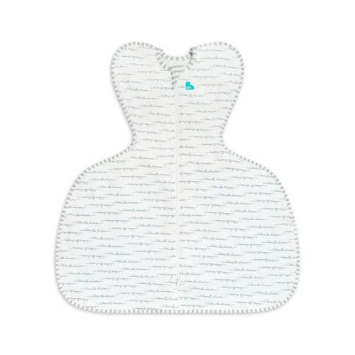 Love to Dream Swaddle Up Hip Harness Sleep Sack - Cotton 1.0 TOG - Dreamer White - S