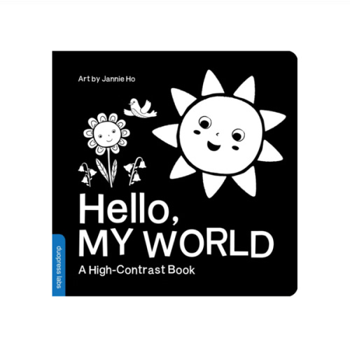 Hello, My World - (High-Contrast Books) by Duopress Labs (Board Book)