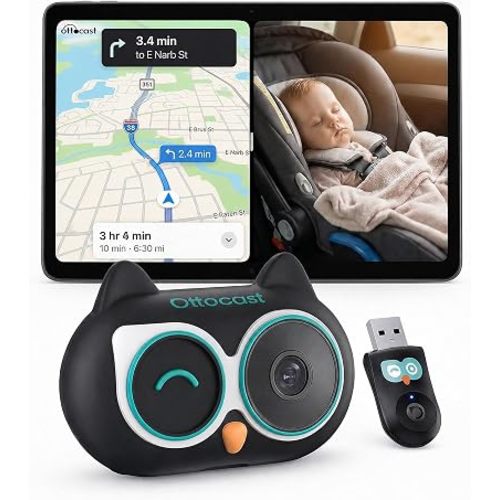 OTTOCAST Cabin Care Baby Car Camera 2026 (for Wired CarPlay Only)