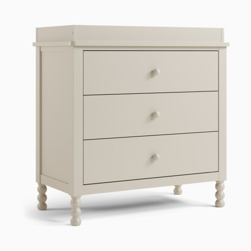 Storkcraft Rio 3 Drawer Chest with Removable Changing Topper - Frosted Oat