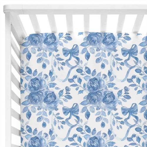Betsy's Blooms Crib Sheet