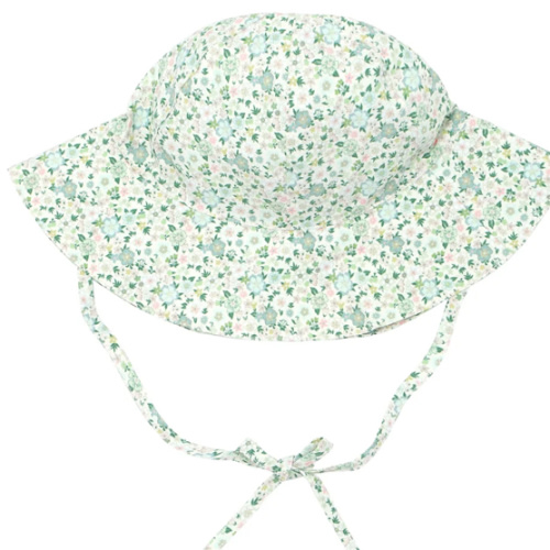 sea marsh floral sun hat – minnow