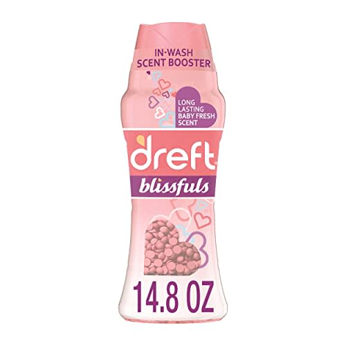 Dreft Blissfuls in-Wash Scent Booster Beads, Baby Fresh, 14.8 Ounce