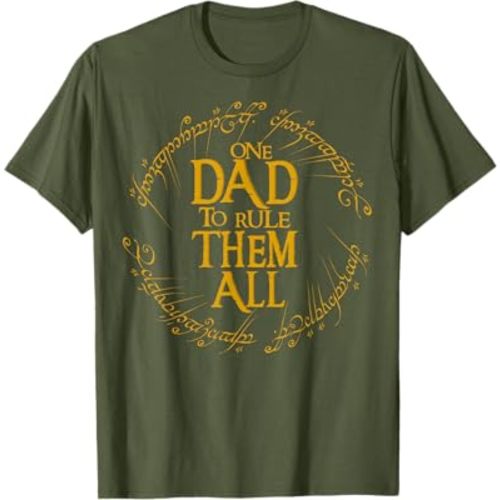 One Dad to Rule Them All Funny Fantasy Nerd Dad Graphic T-Shirt