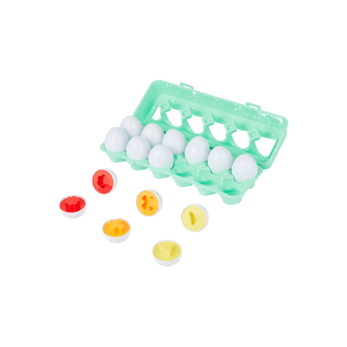13 Piece Play & Learn Matching Eggs - Assorted - One Size