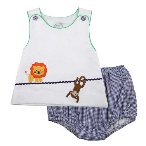 The Bella Bean | Rosebud Pink Plaid Easter Bubble