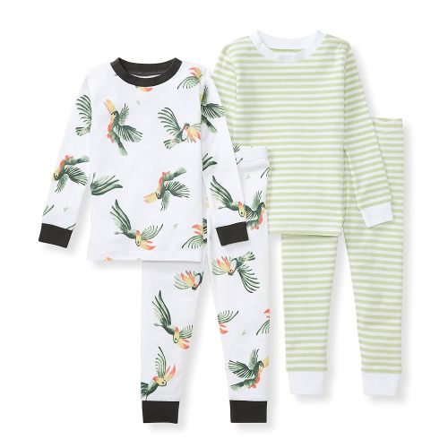 Burt's Bees Baby Boys' 2-Piece Long Sleeve Tee and Pants Organic Cotton Pajama Set