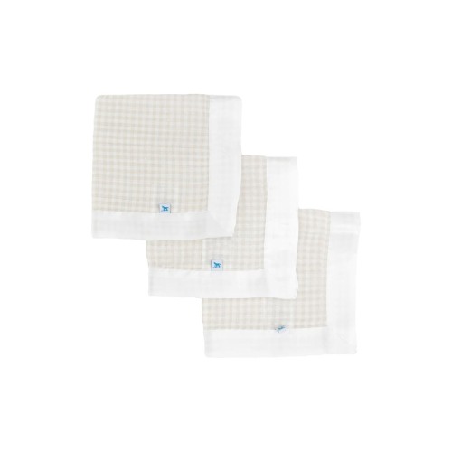 3-Pack Print Cotton Muslin Blankets