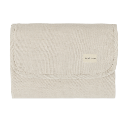 Folded Linen Changing Mat