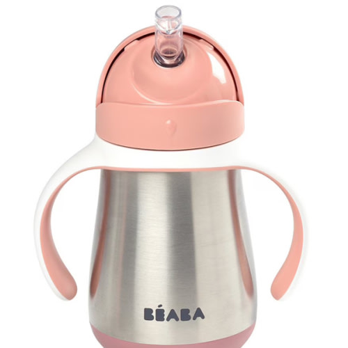 BEABA Stainless Steel Straw Sippy Cup