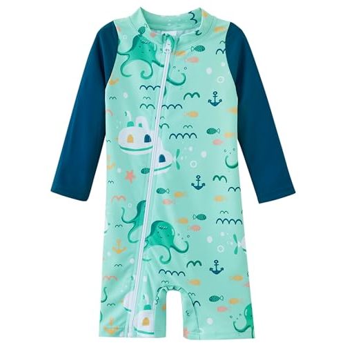 UMELOK Baby Boy Swimsuit UPF 50+ Sun Protection Rash Guard Swimwear