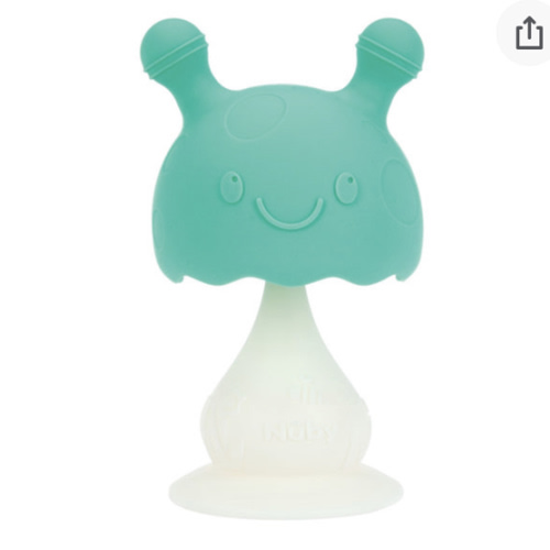 Mushroom Bobble Head Teether Toy