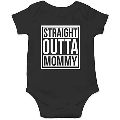 Straight Outta Mommy - Funny Baby Essentials Bodysuit - Baby Girl Clothes Newborn Girl Romper
