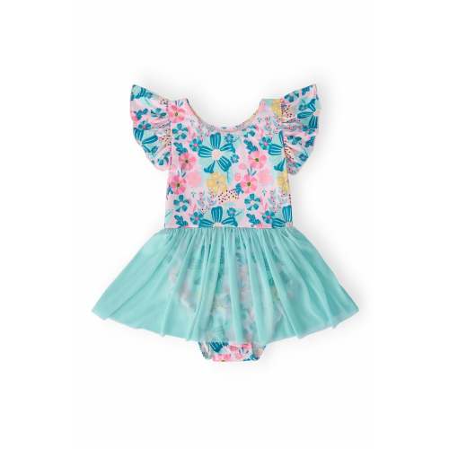 Floral Garden S/S Twirl Leotard | Mila & Rose