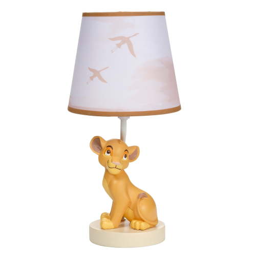 Lambs & Ivy Disney Baby Lion King Safari Custom Hand-Painted Lamp with Shade