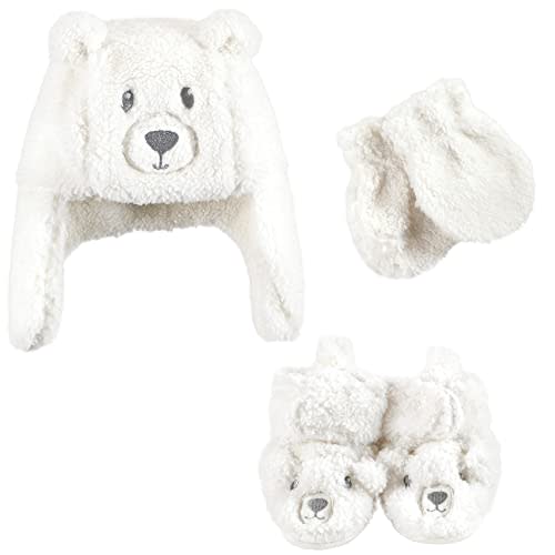 Hudson Baby Baby Hudson Baby Unisex Baby Trapper Hat, Mitten and Bootie Set