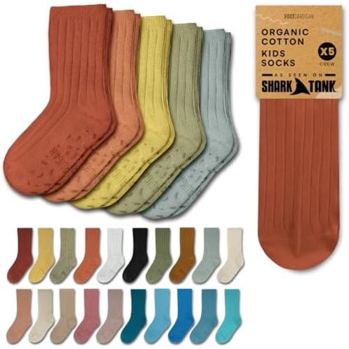 Foot Cardigan Kids Organic Cotton Socks