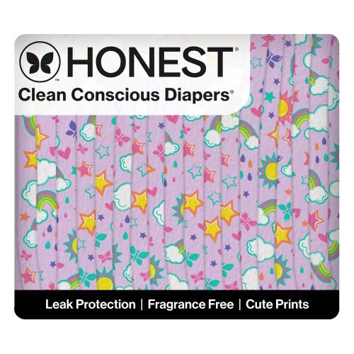Honest Wetness Indicator Diapers - Plant-Based & Fragrance-Free | Honest