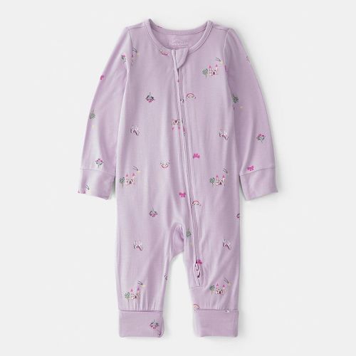 Baby Carter's Fairytale PurelySoft Zip-Up Bodysuit