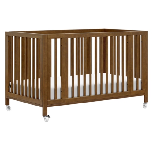 Rolli 9-in-1 Convertible All-Stages Crib with Bassinet & Toddler Bed Conversion Kits