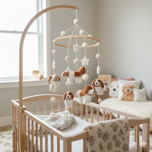 Cavalier King Charles Cavalier Baby Mobile, Nursery Decor, Gift for Dog Lover
