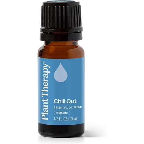 Plant Therapy Chill Out Essential Oil Blend (Formally Let It Go), 10 mL (1/3 oz), for Stress & Calming Relief, 100% Pure, Undiluted, Great for Essential Oil Diffusers