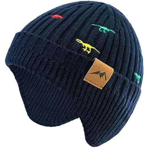 POXIMI Baby Boy Winter Hat Toddler Warm Beanie Girl Knit Hats with Earflap Kid Cute Earmuffs