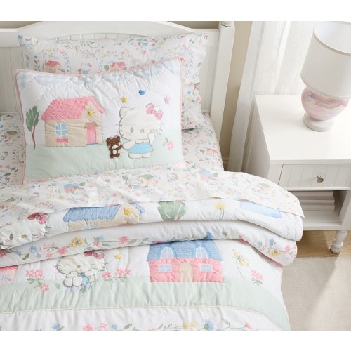 Hello Kitty® Cottage Quilt & Shams | Pottery Barn Kids