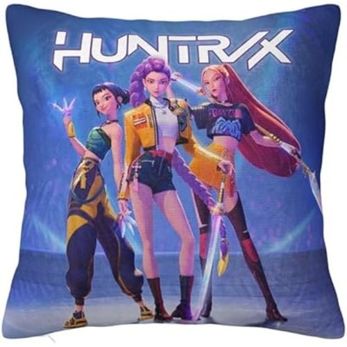 Cartoon Pillow Covers,Throw Pillowcases 16x16 - Square Cushion Case Covers Home Decor for Couch Sofa Bedroom Car Office (16" x 16")