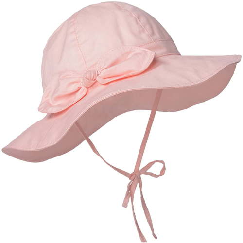 Zando UPF 50+ UV Sun Protection Bowknot Wide Brim Baby Sun Hat Adjustable Chin Strap Toddlers Girls Cap Pink S