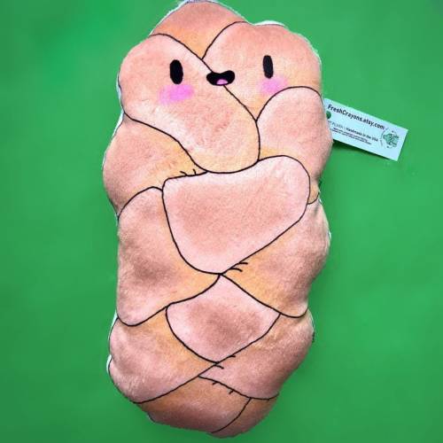 Challah bread Jewish plushy toy gift Shabbat