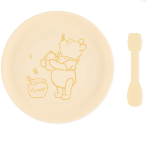 Silicone Plate + Spoon Set: Disney Winnie the Pooh – Bumkins