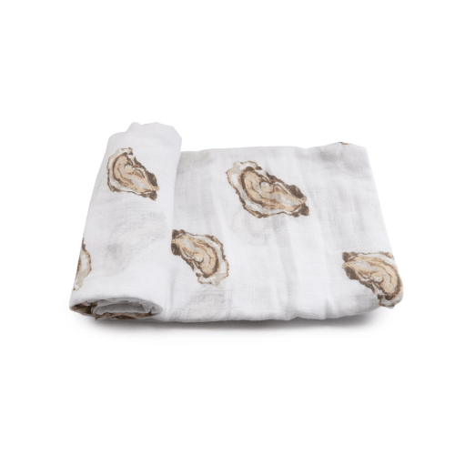 Aw, Shucks! Oyster Baby Swaddle Blanket: Soft & Breathable – Little Hometown