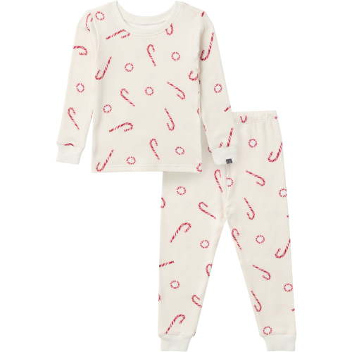 Modern Moments by Gerber Gender Neutral Tight Fitting Christmas Pajama Set, 2-Piece, Sizes 12 Months - 12 Kids
