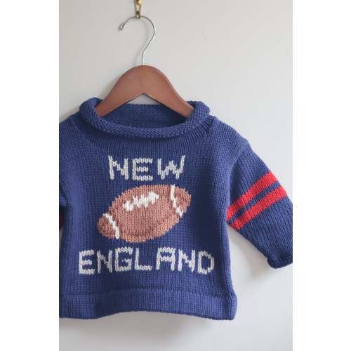 Roll Neck New England Football Sweater – Caline for Kids