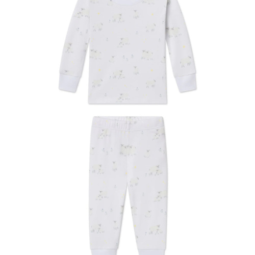 LAKE | Baby | Pima Cotton Pajamas | Gelato Anchor StripeBaby Long-Long Set