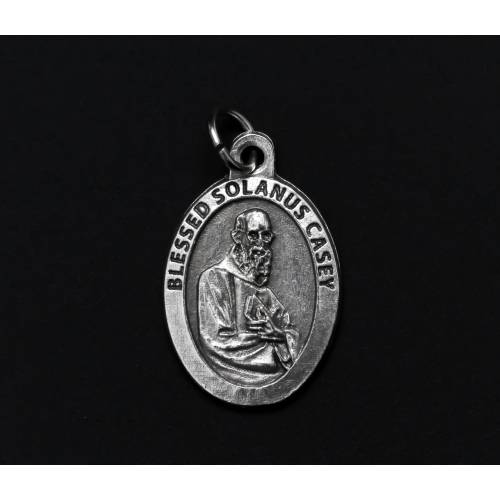 Blessed Solanus Casey Medal - Oxidized Silver Plate Made in Italy