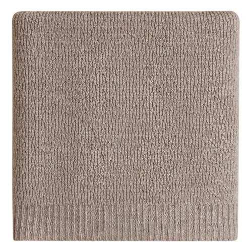 Hvid - Dora Merino Wool Blanket - Sand