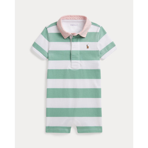 Striped Cotton Rugby Shortall