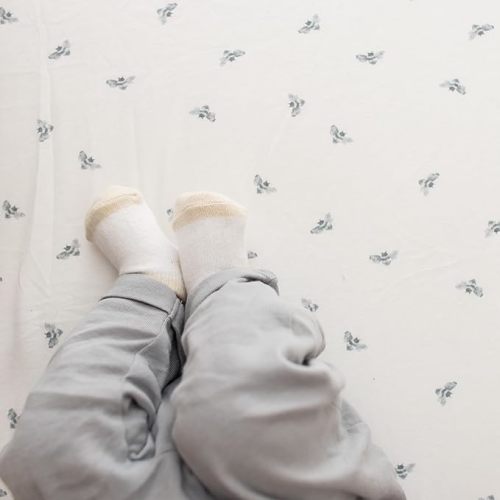 Burt's Bees Baby Essential Organic Cotton Fitted Crib Sheet, Breathable for Boy Girl Standard Crib & Toddler Mattresses