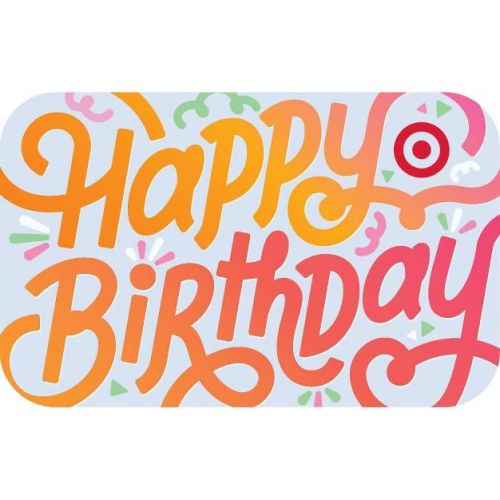Happy Bday Script Target GiftCard
