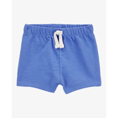 Baby Pull-On French Terry Shorts - Blue - Carter's | Carter's
